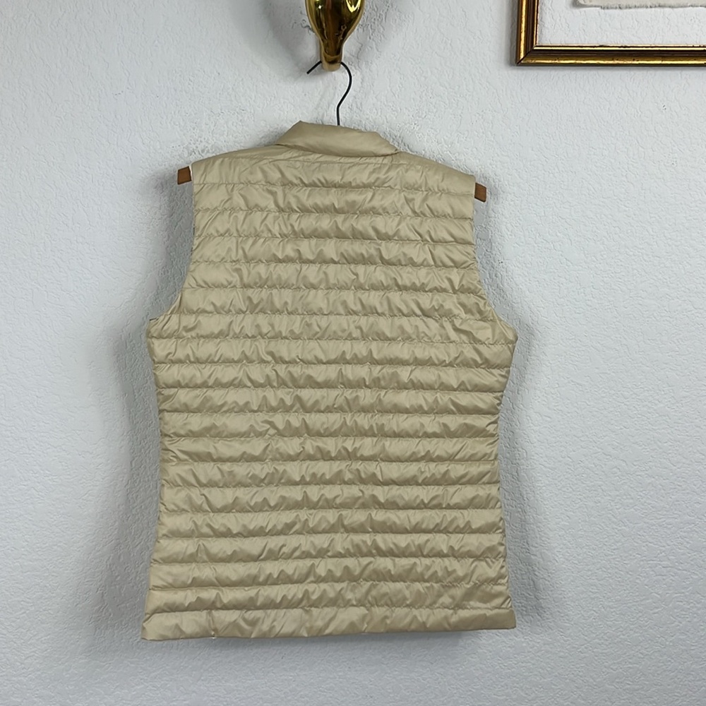 J.Mclaughlin Quilted Equestrian Reversible Horsebit Puffer Vest Pockets - Picture 10 of 10